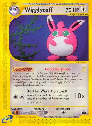 Wigglytuff (34) [Skyridge] Reverse Holofoil