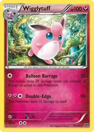 Wigglytuff (90) (90) [XY Base Set] Reverse Holofoil
