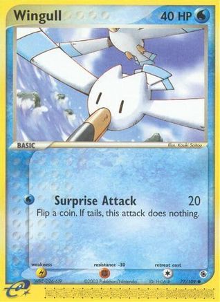 Wingull (77) [Ruby and Sapphire] Reverse Holofoil