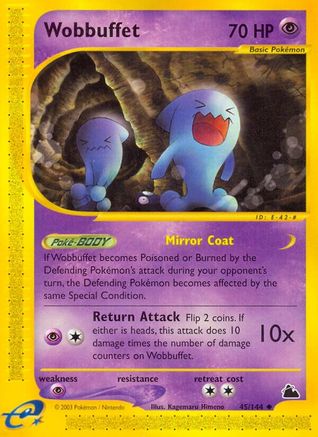 Wobbuffet (45) [Skyridge] Reverse Holofoil