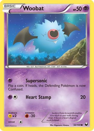 Woobat (50) [Dark Explorers] Reverse Holofoil
