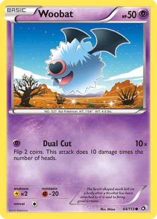 Woobat (64) [Legendary Treasures] Reverse Holofoil