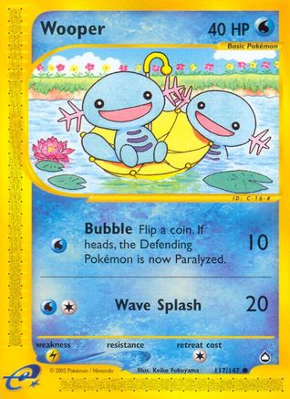 Wooper (117) (117) [Aquapolis]