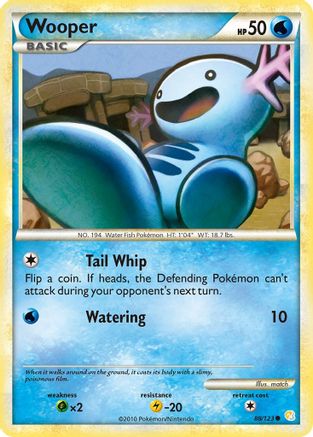 Wooper (88) [HeartGold SoulSilver] Reverse Holofoil