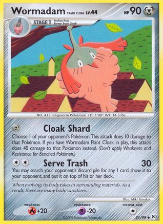 Wormadam Trash Cloak (51) [Arceus]