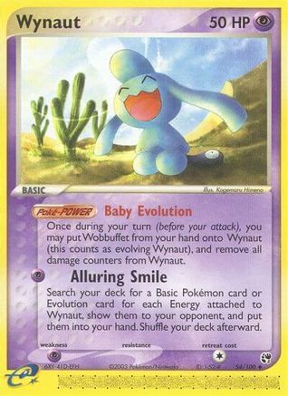 Wynaut (54) [Sandstorm] Reverse Holofoil