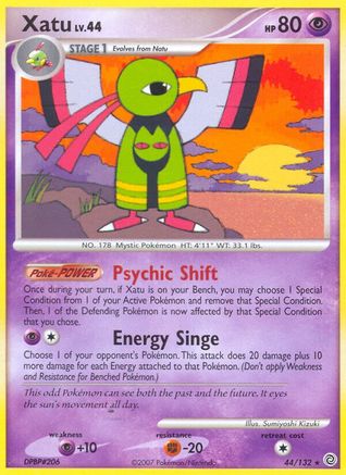 Xatu (44) [Secret Wonders] Reverse Holofoil