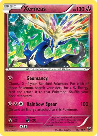 Xerneas (96) [XY Base Set] Reverse Holofoil