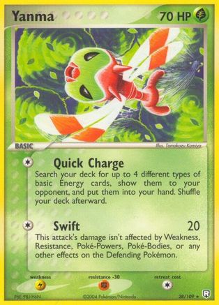 Yanma (28) [Team Rocket Returns] Reverse Holofoil