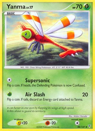 Yanma (88) [Supreme Victors] Reverse Holofoil
