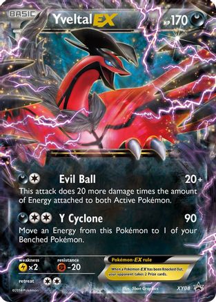 Yveltal EX - XY08 (XY08) [XY Promos] Holofoil