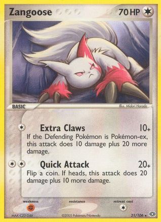 Zangoose (21) [Emerald] Reverse Holofoil