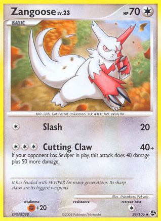 Zangoose (59) [Great Encounters] Reverse Holofoil