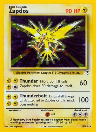 Zapdos (19) [Legendary Collection] Holofoil