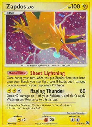 Zapdos (14) [Majestic Dawn] Holofoil