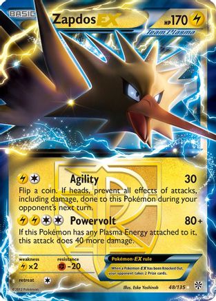 Zapdos EX (Team Plasma) (48) [Plasma Storm] Holofoil