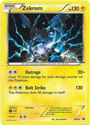 Zekrom - BW24 (BW24) [Black and White Promos] Holofoil