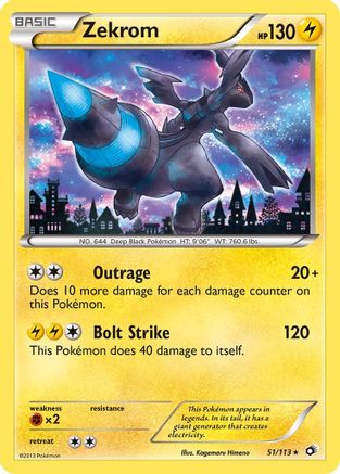 Zekrom (51) [Legendary Treasures] Holofoil