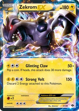 Zekrom EX (51) [Next Destinies] Holofoil
