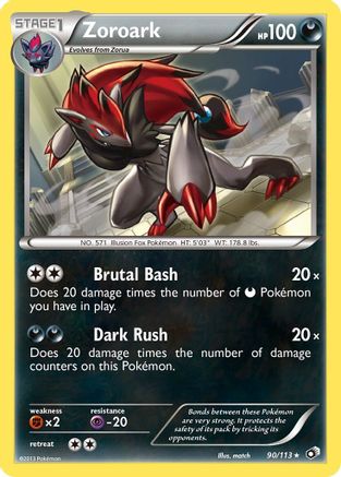 Zoroark (90) [Legendary Treasures] Reverse Holofoil