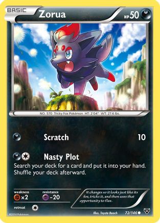 Zorua (72) [XY Base Set]