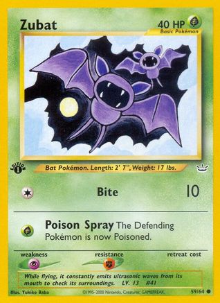 Zubat (59) [Neo Revelation] 1st Edition