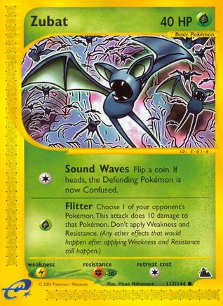 Zubat (117) (117) [Skyridge] Reverse Holofoil