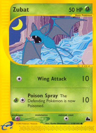 Zubat (118) (118) [Skyridge] Reverse Holofoil