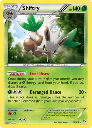 Shiftry (7) [XY - Flashfire] Holofoil