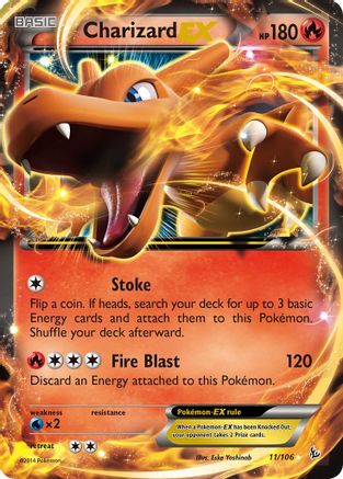 Charizard EX (11) (11) [XY - Flashfire] Holofoil