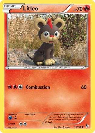 Litleo (18) (18) [XY - Flashfire]