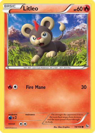 Litleo (19) (19) [XY - Flashfire]
