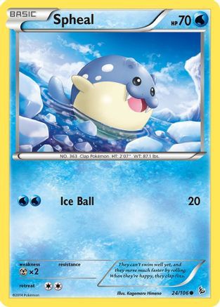 Spheal (24) [XY - Flashfire] Reverse Holofoil