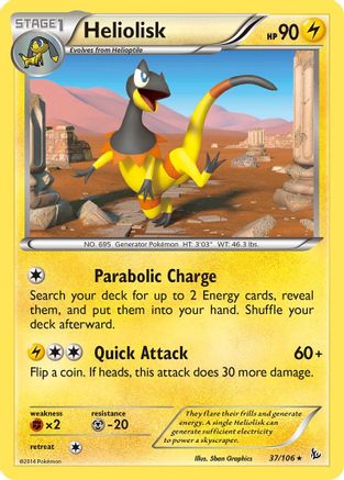 Heliolisk (37) [XY - Flashfire]