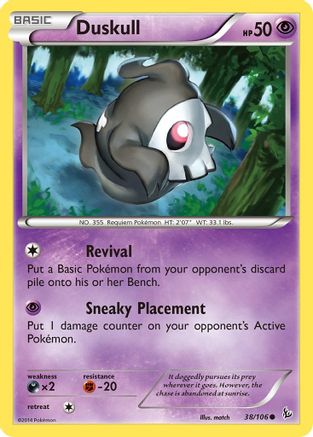 Duskull (38) [XY - Flashfire] Reverse Holofoil
