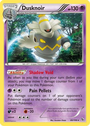 Dusknoir (40) [XY - Flashfire] Holofoil