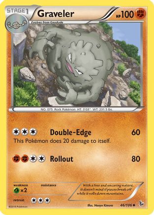 Graveler (46) [XY - Flashfire] Reverse Holofoil