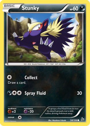 Stunky (54) (54) [XY - Flashfire] Reverse Holofoil