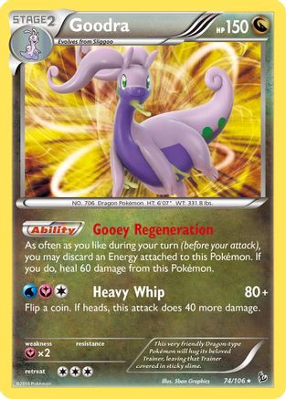 Goodra (74) [XY - Flashfire] Reverse Holofoil