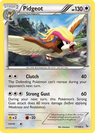 Pidgeot (77) [XY - Flashfire] Reverse Holofoil