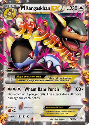M Kangaskhan EX (79) [XY - Flashfire] Holofoil
