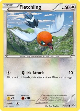 Fletchling (86) [XY - Flashfire]