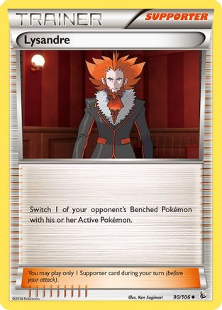 Lysandre (90) [XY - Flashfire] Reverse Holofoil