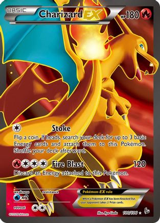 Charizard EX (100 Full Art) (100) [XY - Flashfire] Holofoil