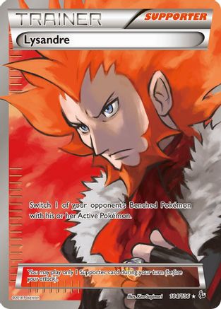 Lysandre (104 Full Art) (104) [XY - Flashfire] Holofoil