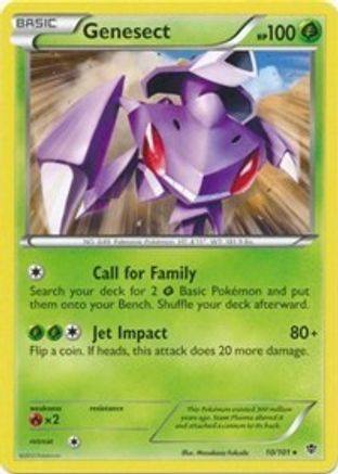 Genesect - 10/101 (BW Plasma Blast) (10) [Deck Exclusives] Holofoil
