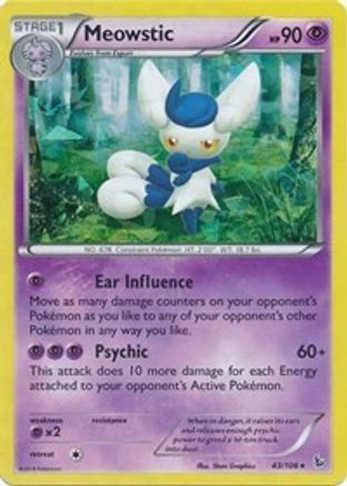 Meowstic - 43/106 (XY Flashfire) (43) [Deck Exclusives] Holofoil