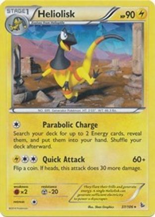 Heliolisk - 37/106 (XY Flashfire) (37) [Deck Exclusives] Holofoil