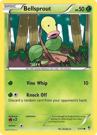 Bellsprout (1) [XY - Furious Fists] Reverse Holofoil
