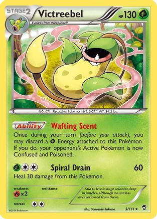 Victreebel (3) [XY - Furious Fists] Holofoil